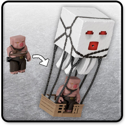 Mattel Minecraft velká figurka Ghast s ohnivou koulí