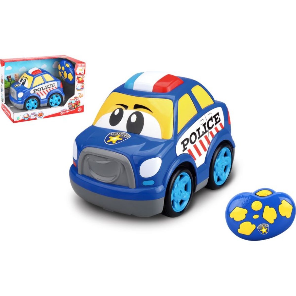 Kiddy Go! RC Policejní auto 2,4GHz 19 cm