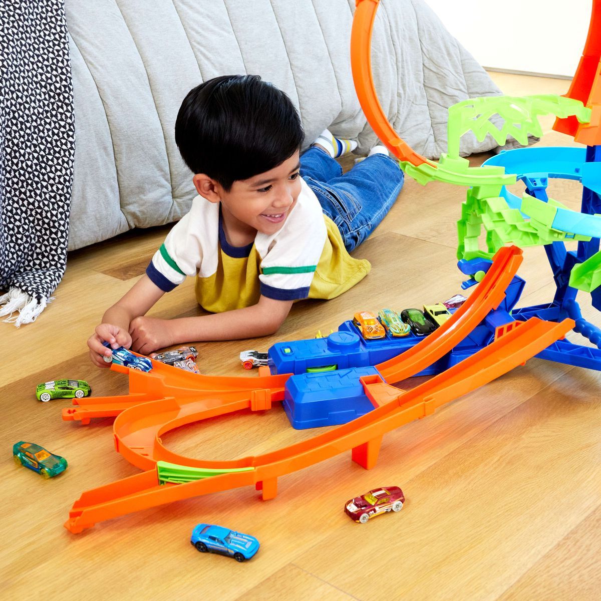 Hot Wheels Stunt tracks srážka ve vzduchu dráha