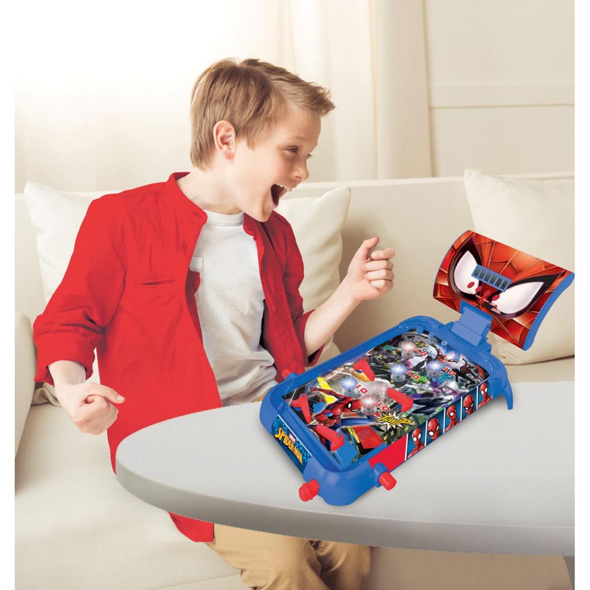 Lexibook Elektronický stolní pinball Spiderman