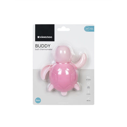 KikkaBoo Teploměr do vany Buddy Pink