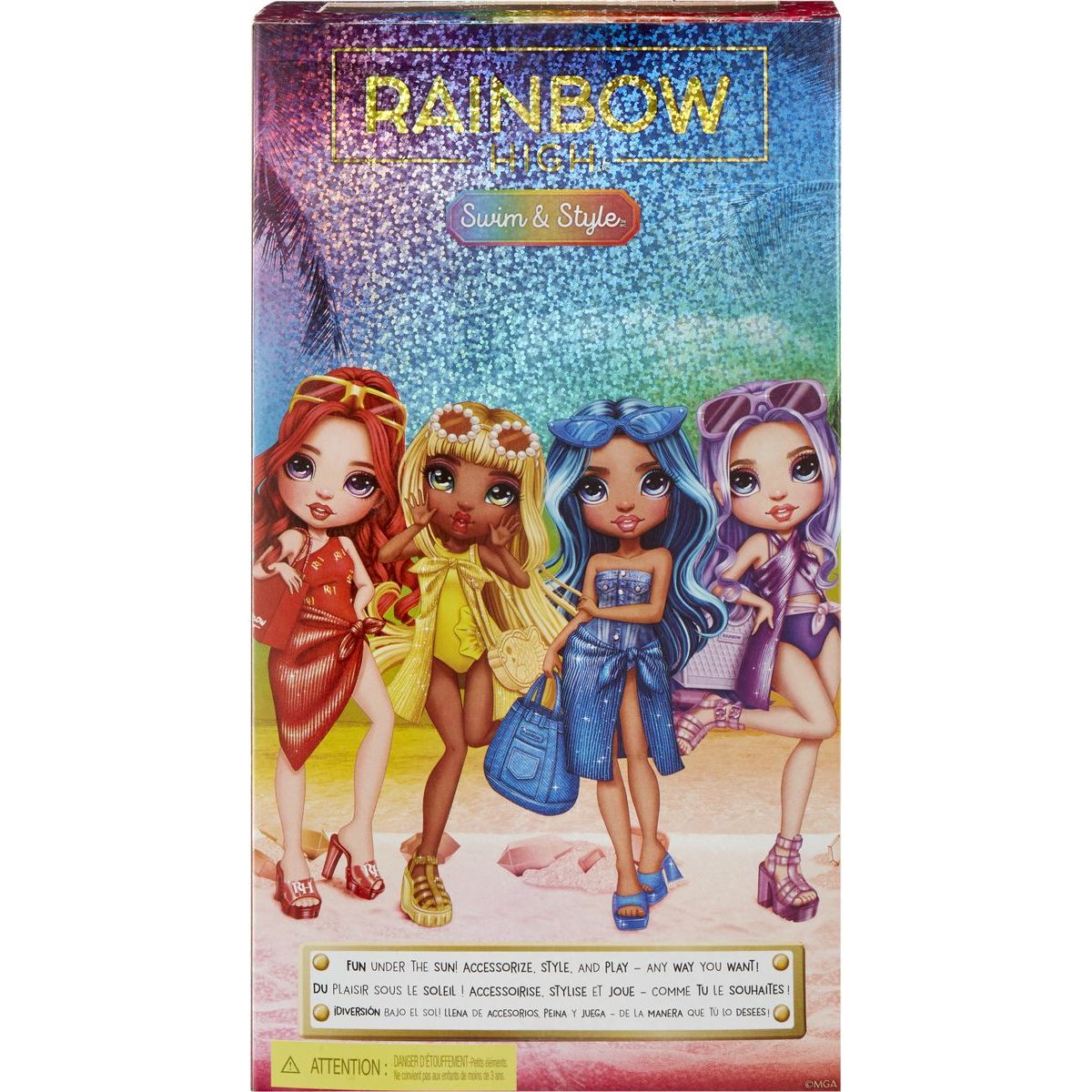 Rainbow High Fashion panenka v plavkách Sunny Madison