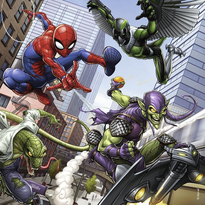 Ravensburger Puzzle Spiderman v akci 3 x 49 dílků