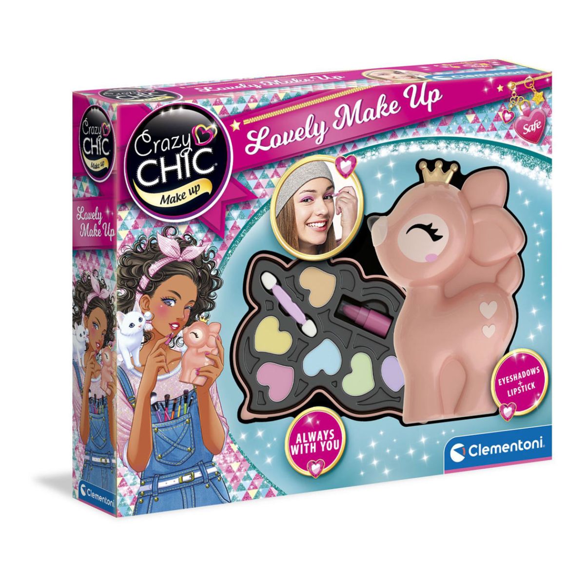 Clementoni Crazy chic Make-up sada koloušek
