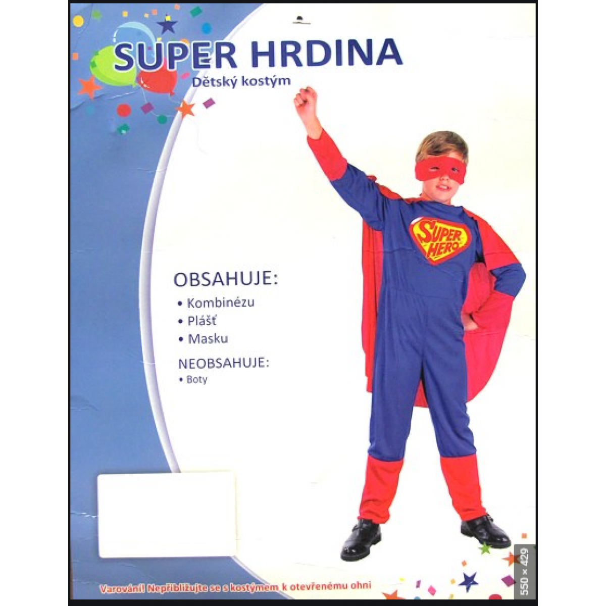 Made Dětský kostým Superhrdina 110 - 120 cm