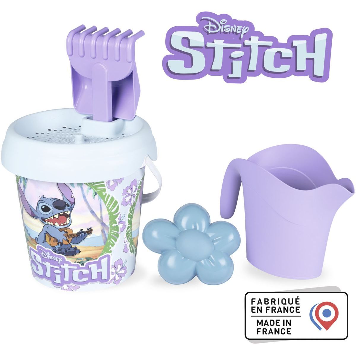 Smoby Kyblíček Stitch s konvičkou a přísl., střední