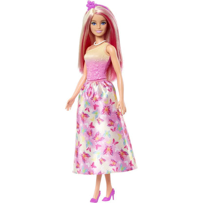 Mattel Barbie pohádková princezna růžová