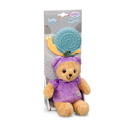 BABY born for babies Medvídek Teddy borůvka 18 cm