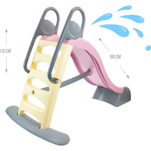 Mochtoys Dětská skluzavka dlouhá pastelová růžová 180 cm