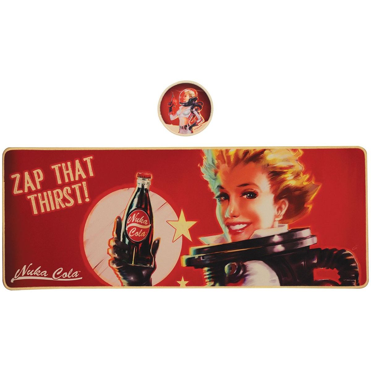 Fanatik Fallout Nuka-Cola Set herní podložka, podtácek