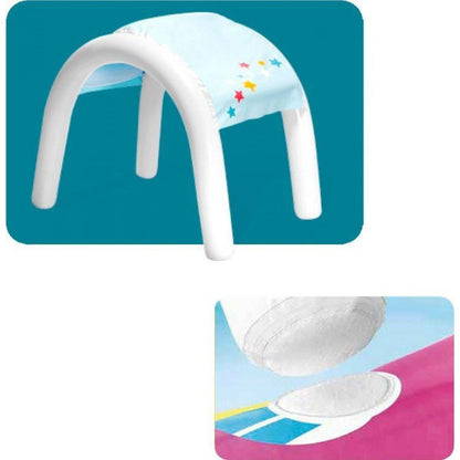 Intex 58435NPINT Bazén dětský s rozstřikováním jednorožec