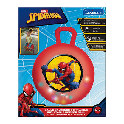 Lexibook Skákací míč se světelnými efekty Spiderman