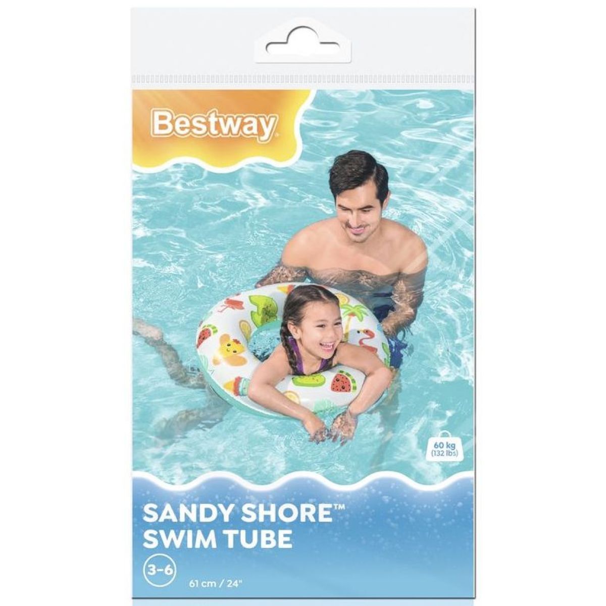 Bestway Nafukovací kruh 61 cm Tropical Plameňák