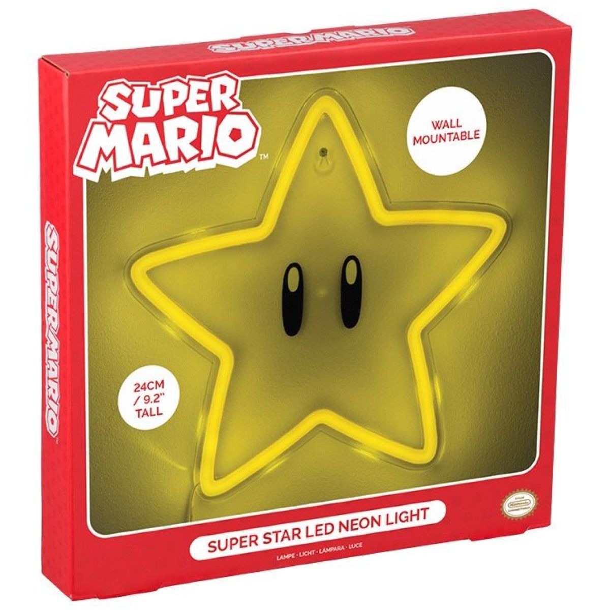 Paladone Super Mario LED světlo Super Star