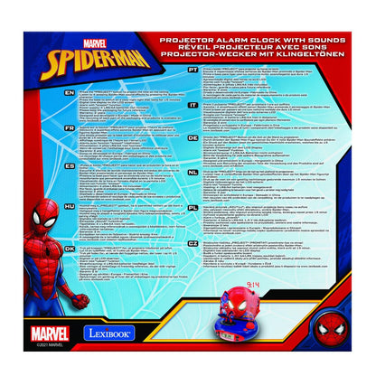 Lexibook 3D budík Spiderman s projekcí času