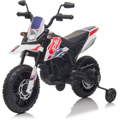 Sparkys Dětská elektrická motorka APRILIA RX-125 bílá