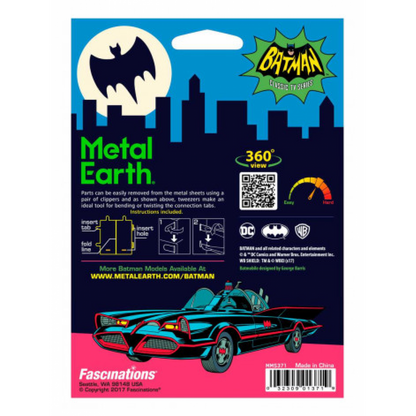 Metal Earth 3D Puzzle Batman Clasic Batmobile 24 dílků