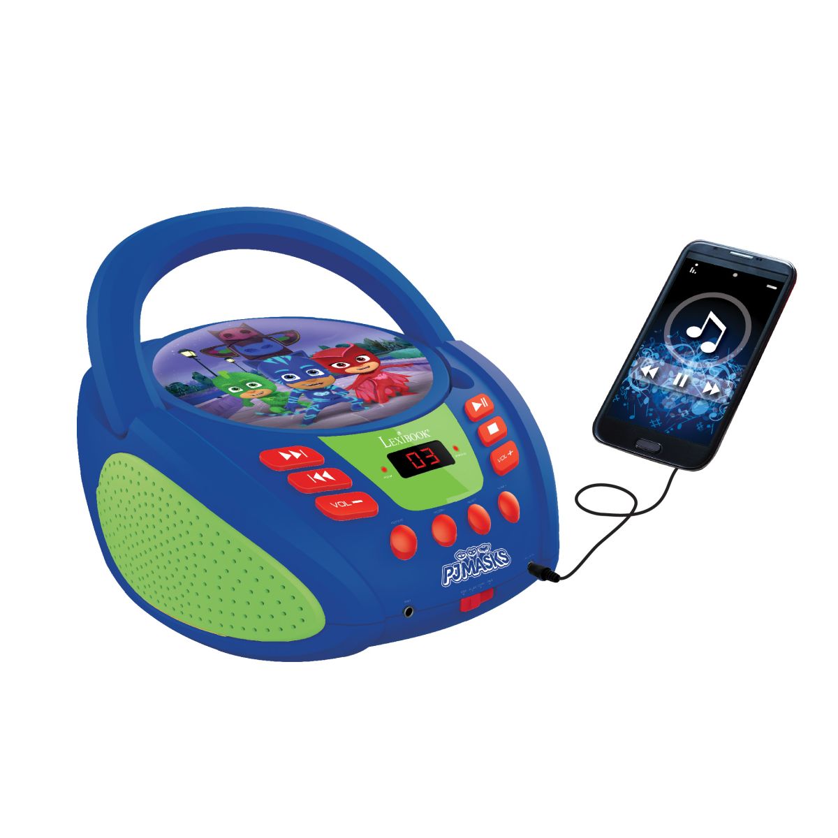 Lexibook CD přehrávač PJ Masks