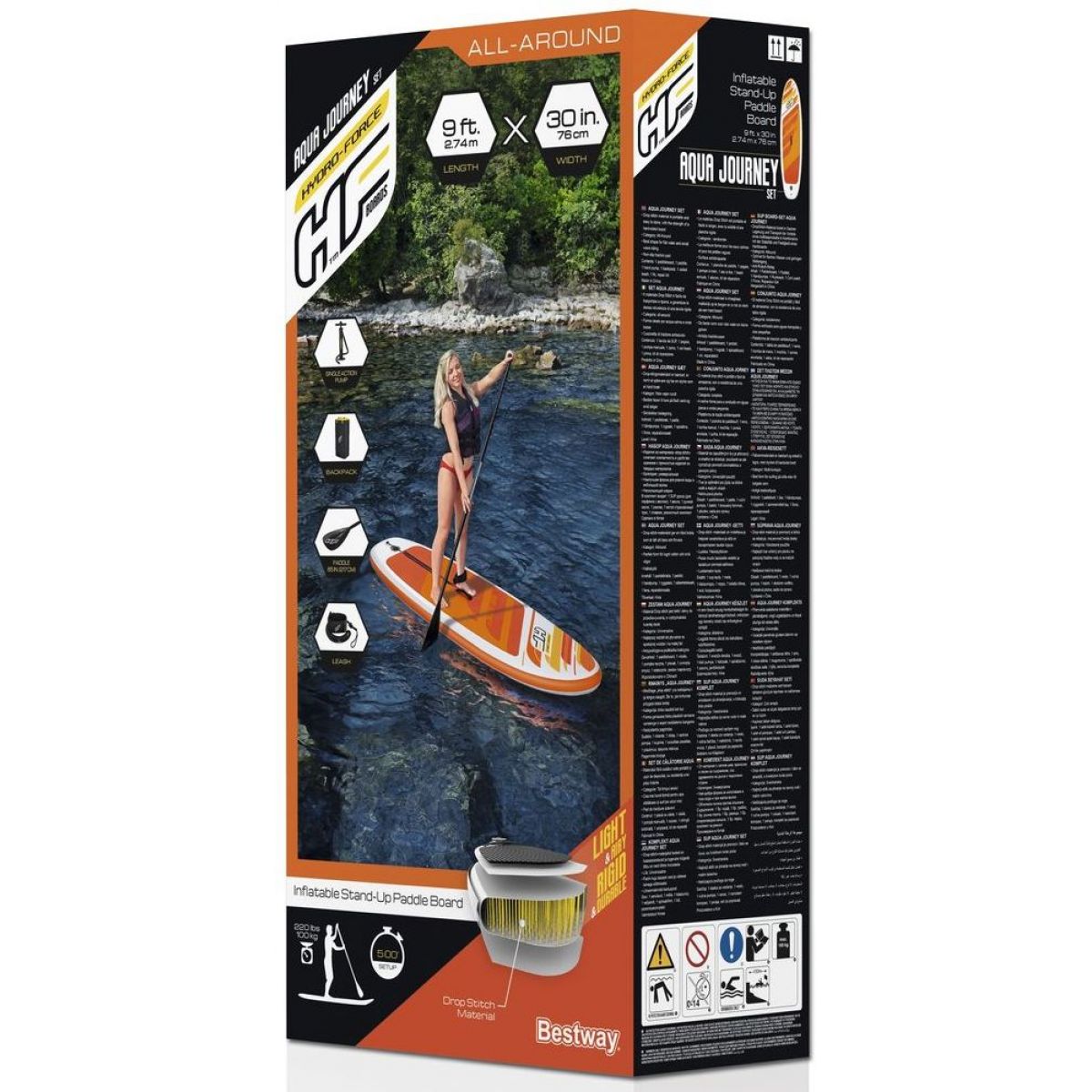 Bestway Paddleboard Aqua Journey 274 x 76 x 12 cm (65349)