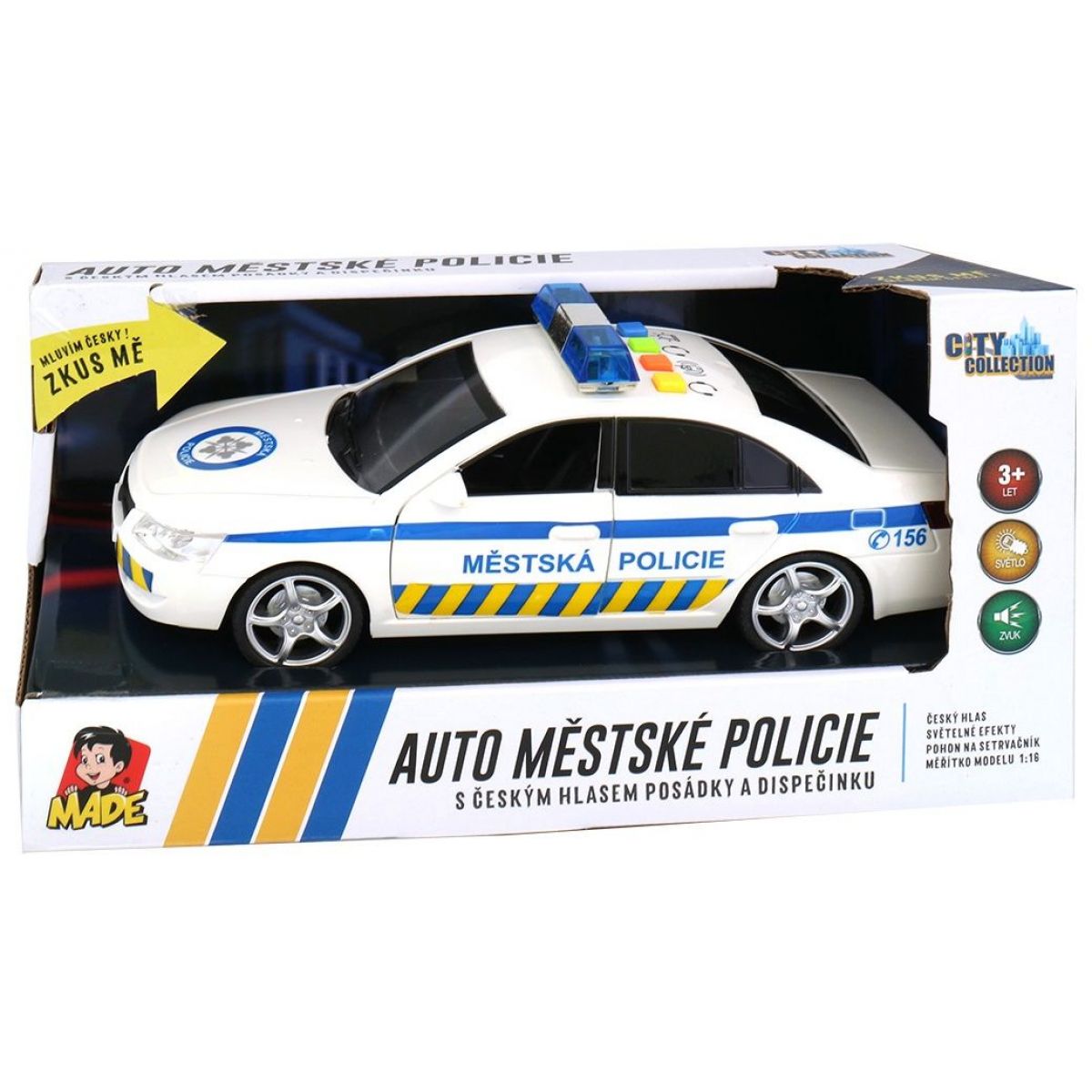 Auto Městská policie CZ design s českým hlasem