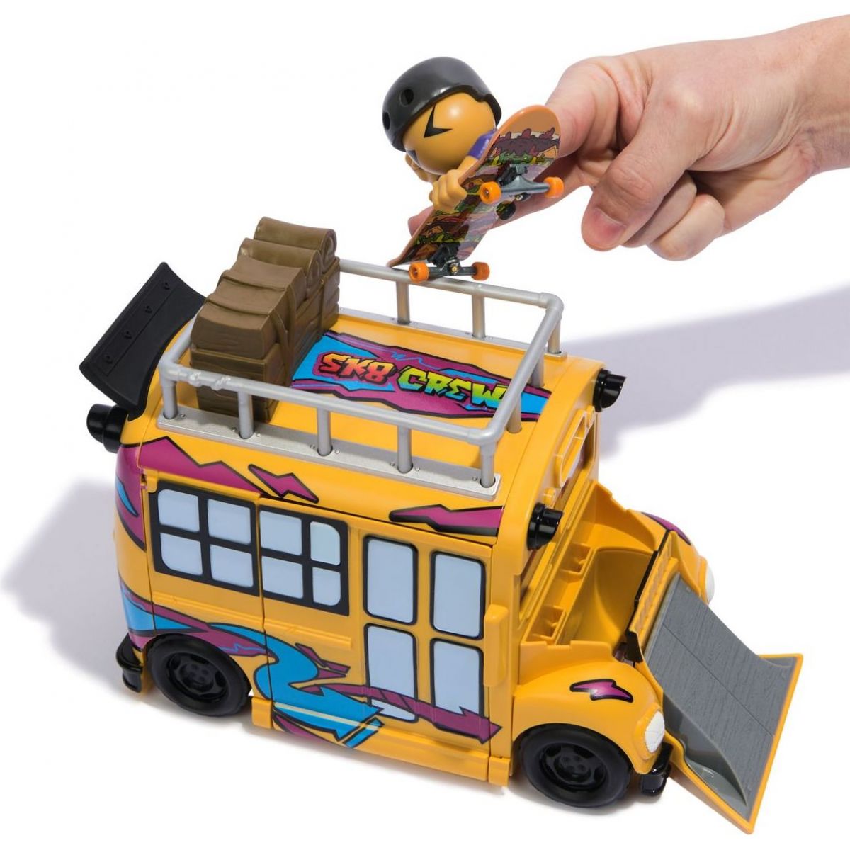 Tech Deck SK8 Crew autobus playset