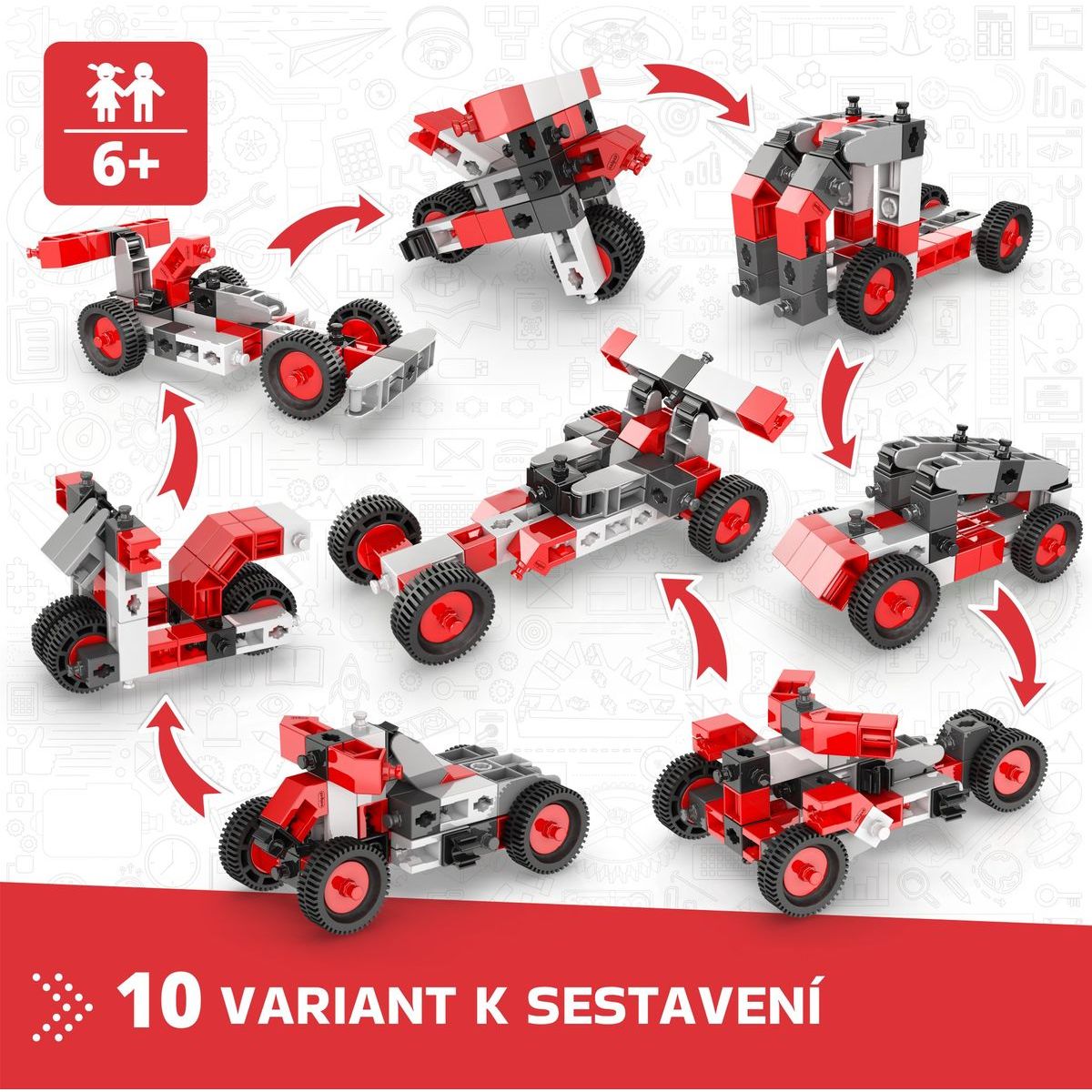 Engino Creative Builder 10 modelů
