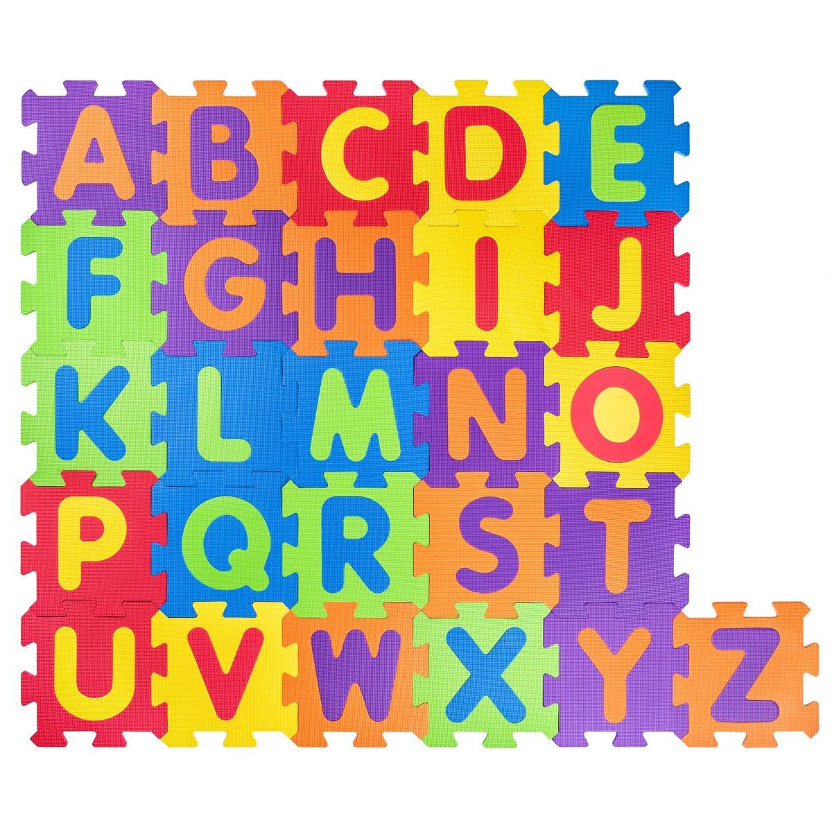 Plastica Puzzle pěnové Abeceda 52 dílků