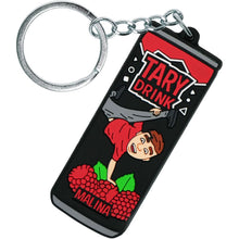 Přívěšek klíčenka - design Tary drink malina