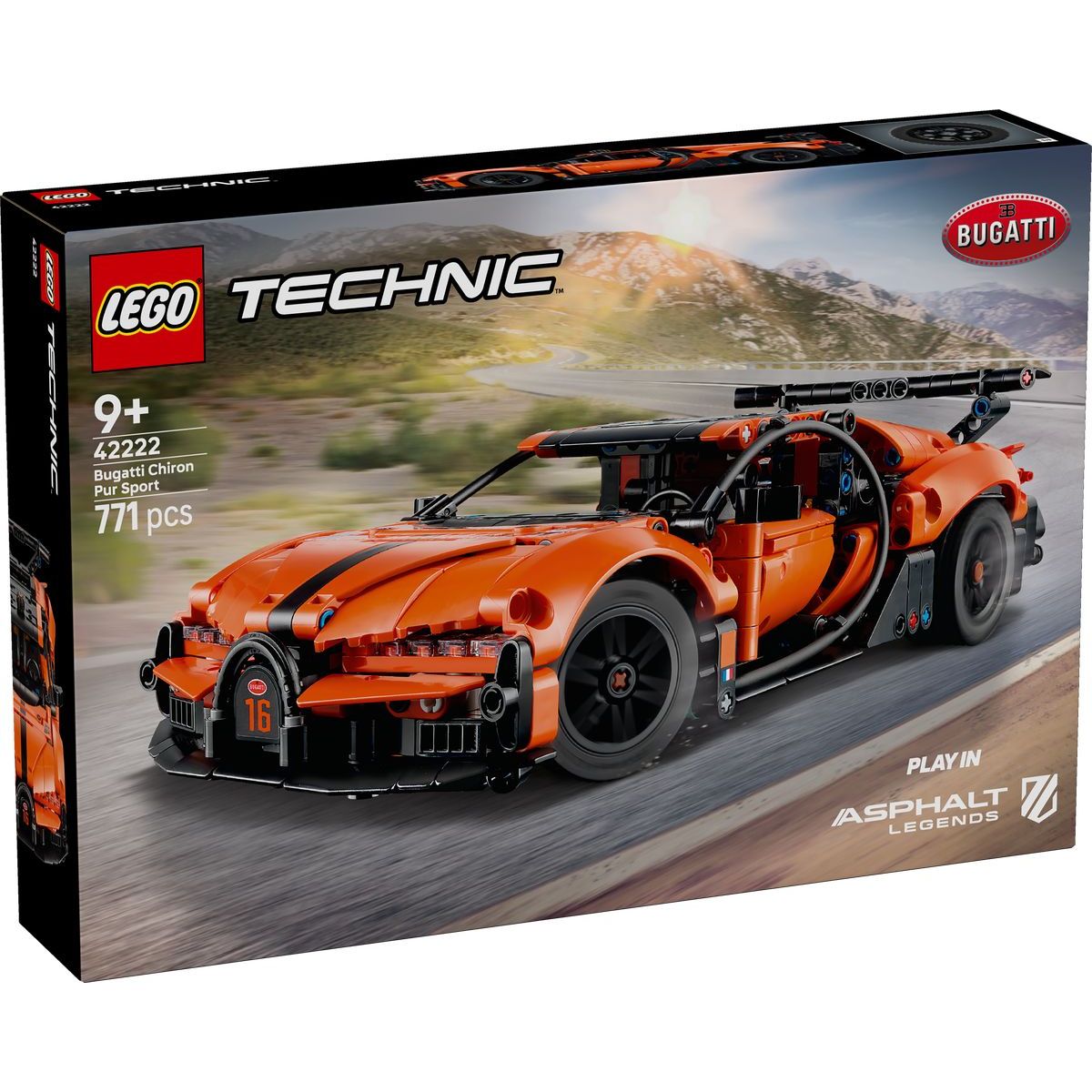 LEGO® 42222 Hyperauto Bugatti Chiron Pur Sport