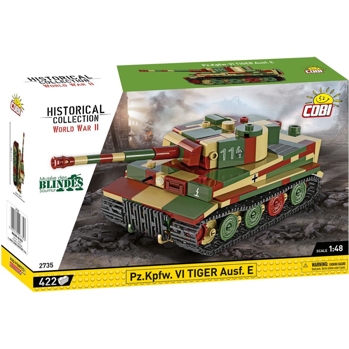 Cobi 2735 Pz.Kpfw. VI Tiger Ausf. E (Sd.Kfz 181) 2v1