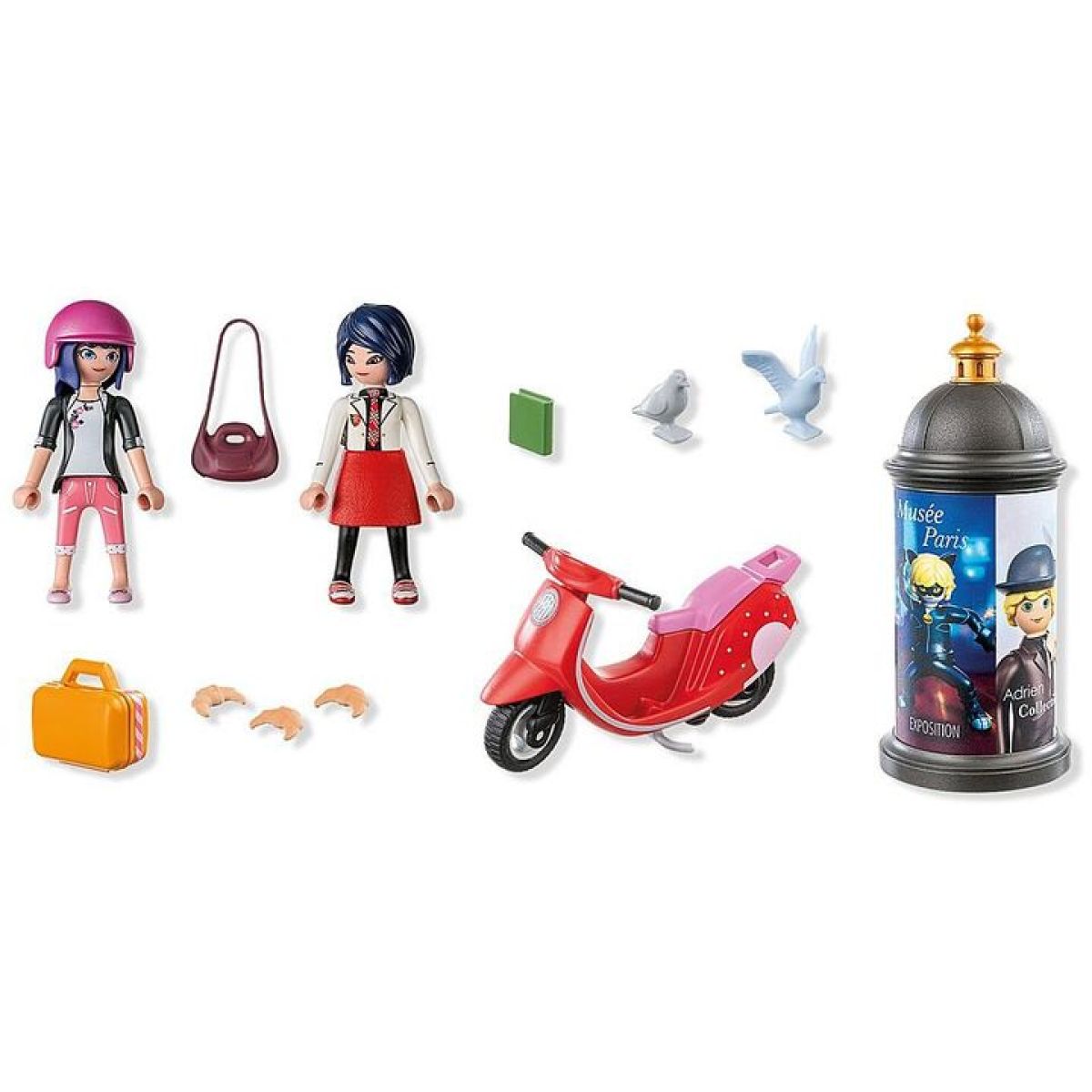Playmobil Kouzelná Beruška a Černý kocour: Marinettin skútr