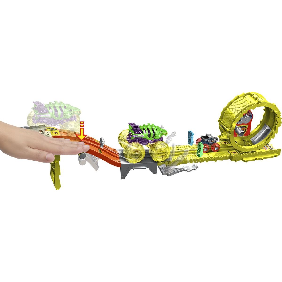Hot Wheels Monster Trucks Power Smashers dráha masivní destrukce