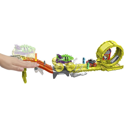 Hot Wheels Monster Trucks Power Smashers dráha masivní destrukce