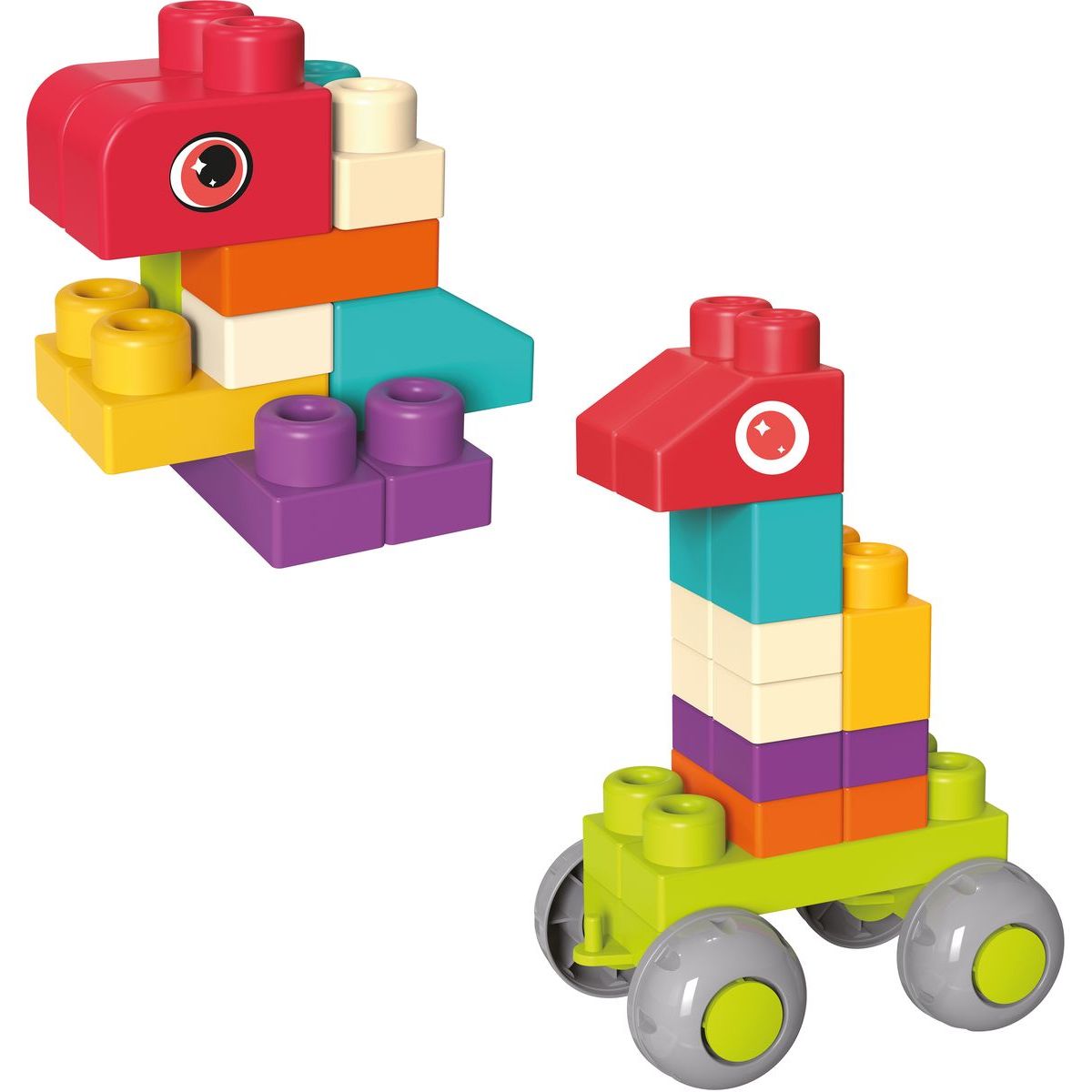 Teddies Kostky stavebnice 48ks plast v plastovém kufříku 26x12x19cm 18m+