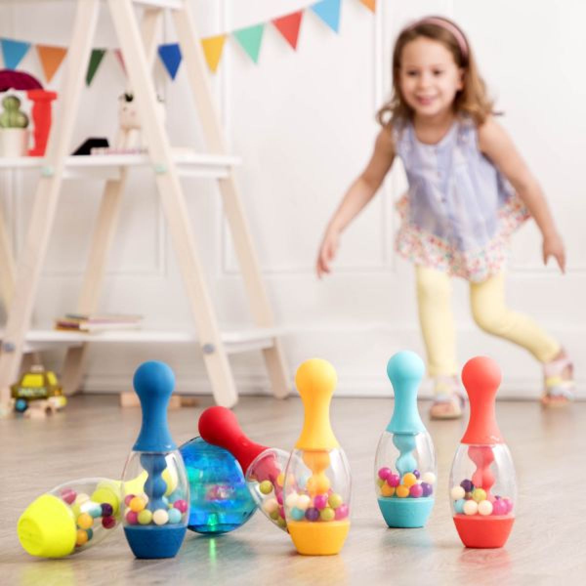 B.Toys Bowling sada se svítící koulí