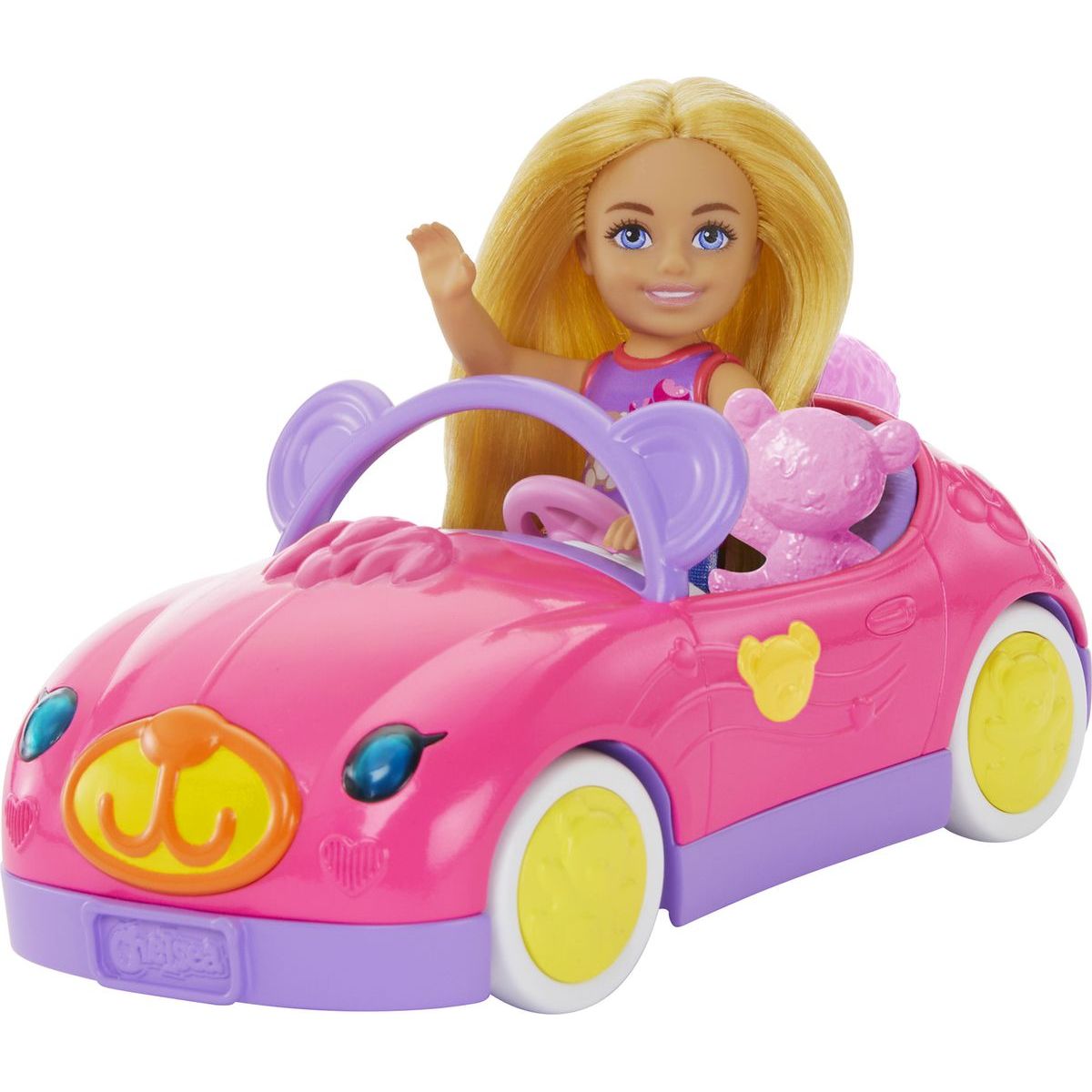 Barbie Chelsea a medvídkové autíčko