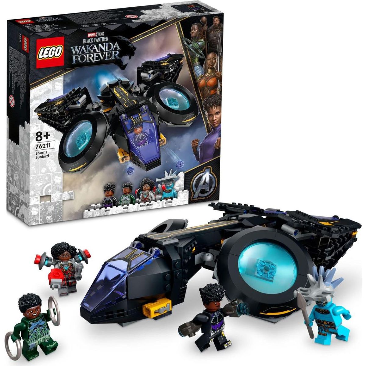 LEGO® Super Heroes 76211 Shuriin tryskáč Sunbird - Poškozený obal
