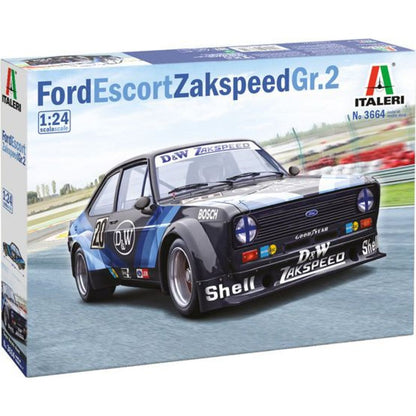 Italeri Model Kit auto 3664 - Ford Escort Zakspeed Gr. 2 (1:24) - Poškozený obal