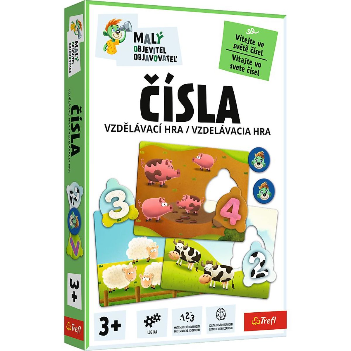 Trefl Hra Malý objevitel Čísla CZ SK
