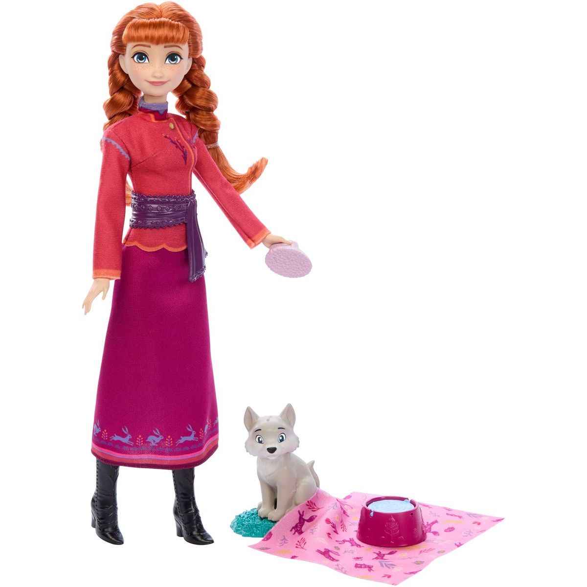 Disney Frozen panenka - Anna s polární liškou