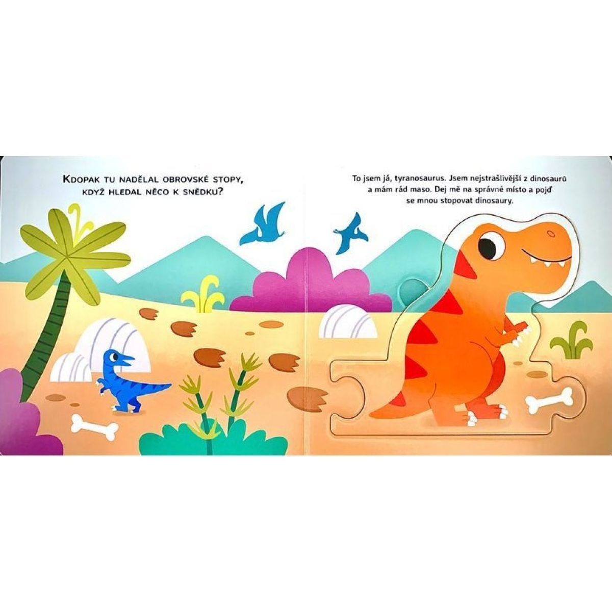 SUN Čti a skládej puzzle: Dinosauři