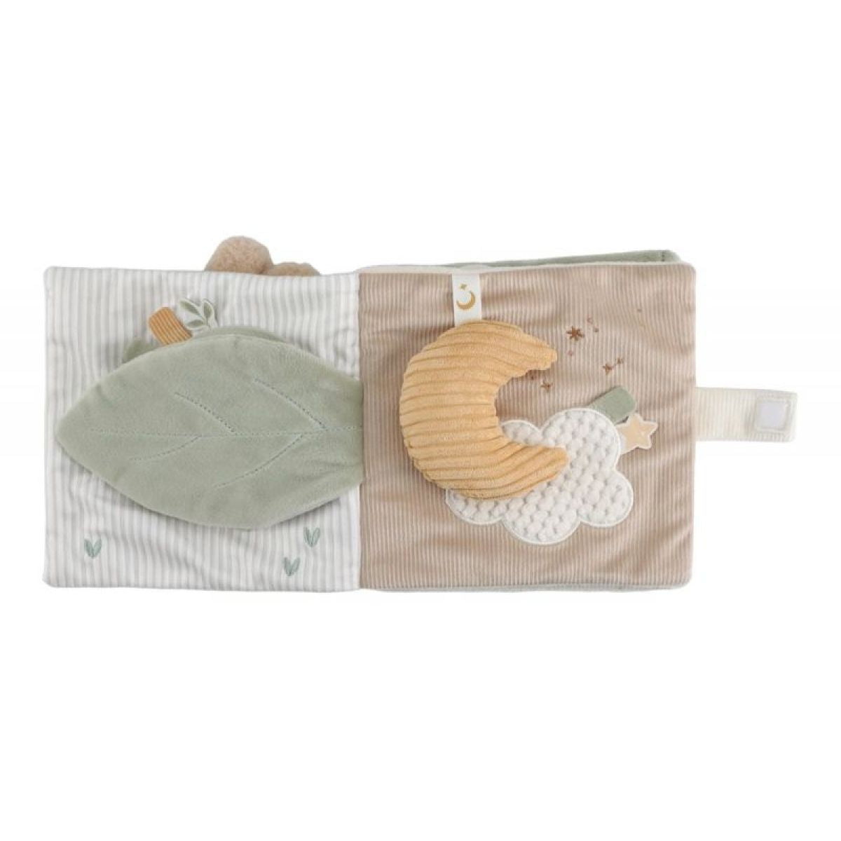 Little Dutch Textilní knížka s aktivitami Newborn Naturals
