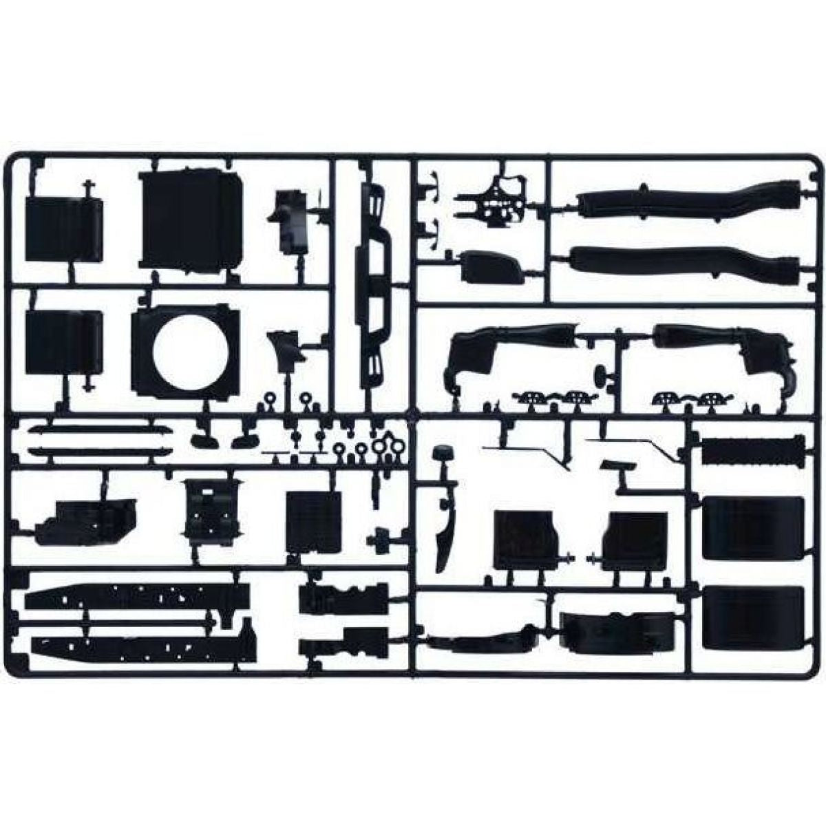 Italeri Model Kit truck 3935 Mercedes-Benz ACTROS MP4 Giga Space 1:24a