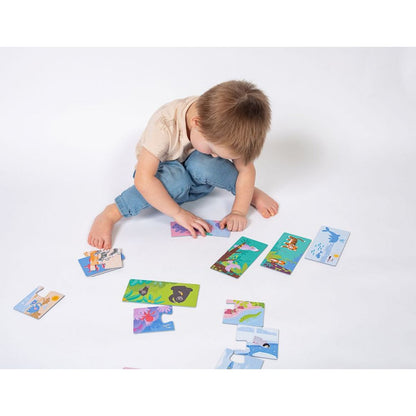 KukiKuk - Véééliké puzzle duo Kde bydlí zvířátka