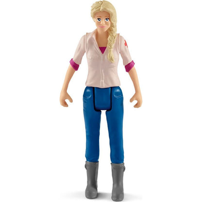 Schleich 424867 Návštěva lékaře u klisny a hříběte