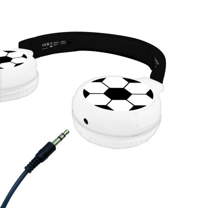 Lexibook 2v1 bluetooth skládací sluchátka Fotbal s limitem hlasitosti