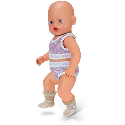 BABY born Punčocháče a ponožky ovečka 43 cm béžové