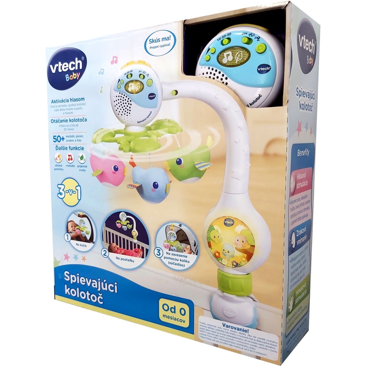 Vtech Spievajuci kolotoč 3v1 (SK) - Poškozený obal