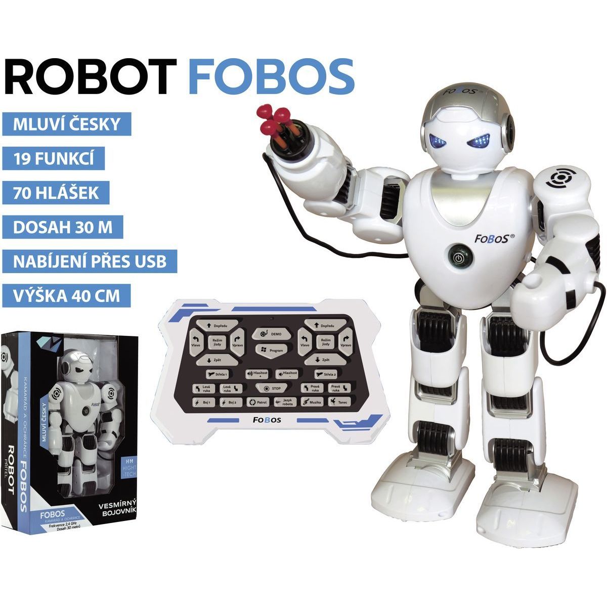 RC Robot Fobos interaktivní CZ