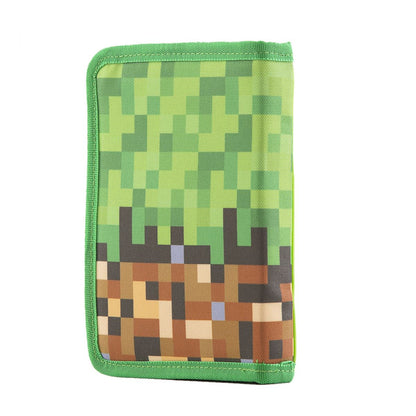 Pixie Crew školní penál Minecraft zeleno-hnědý 04